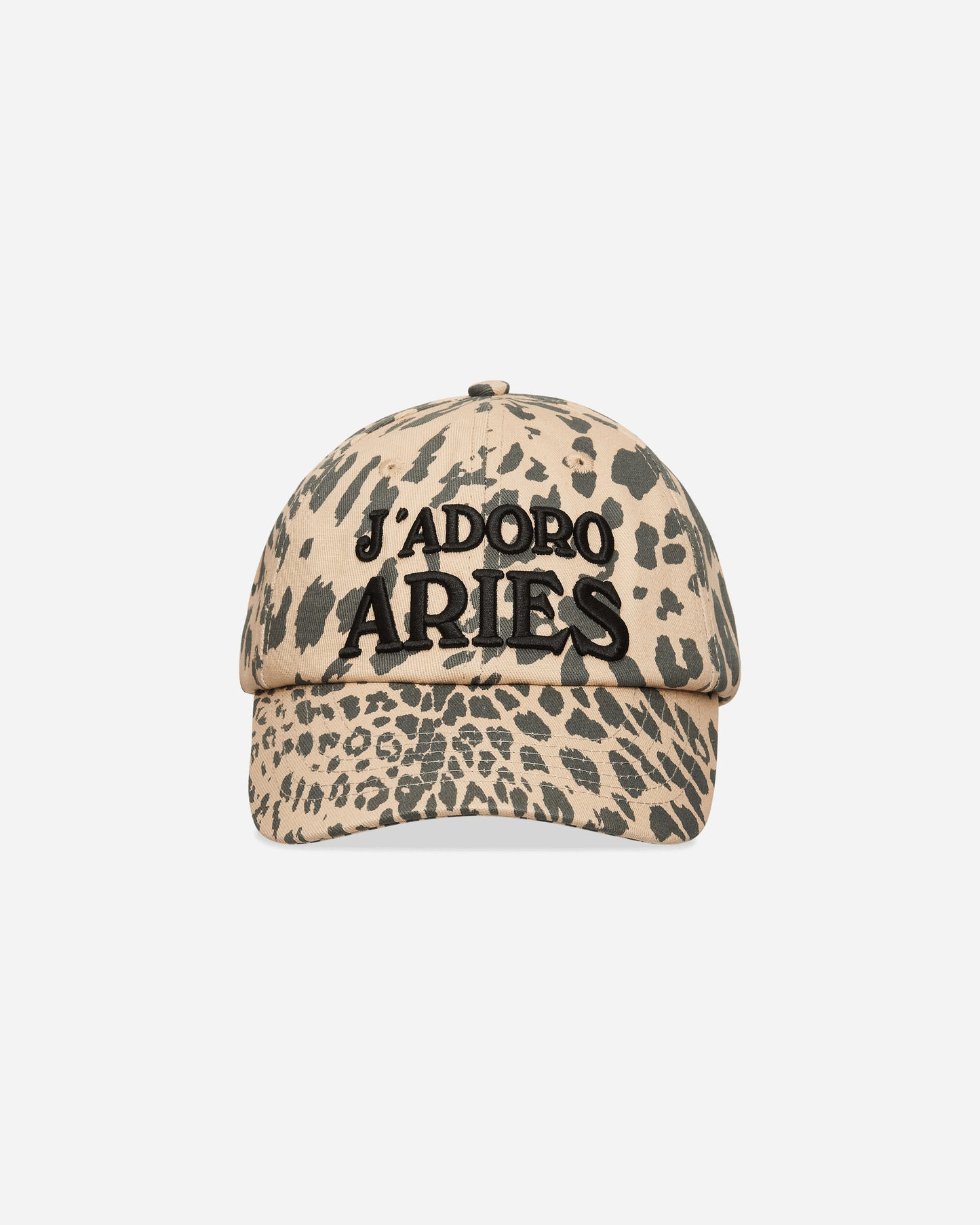 Aries J'Adoro Aries Leopard Cap Beige Hats Caps AR9000604 Beige