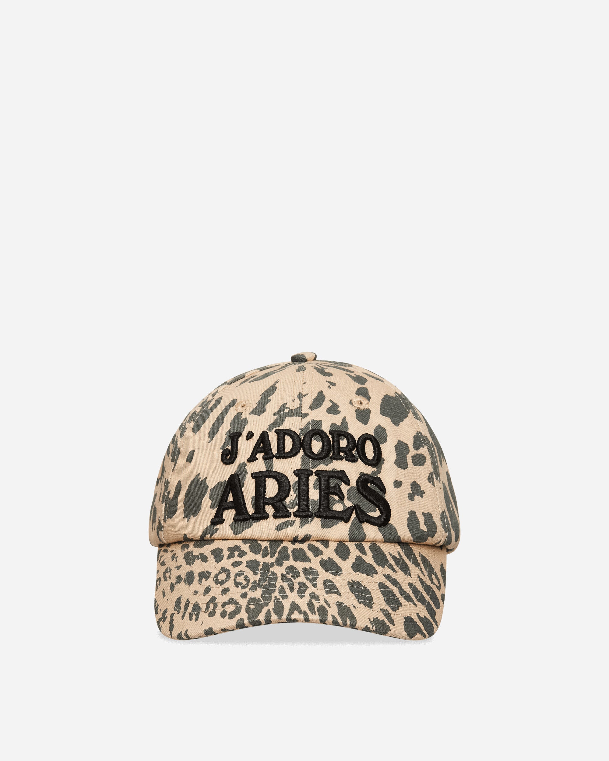 Aries J'Adoro Aries Leopard Cap Beige Hats Caps AR9000604 Beige