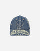 Aries Studded Mega Graphic Denim Cap Blue Hats Caps AR9005005 BLUE