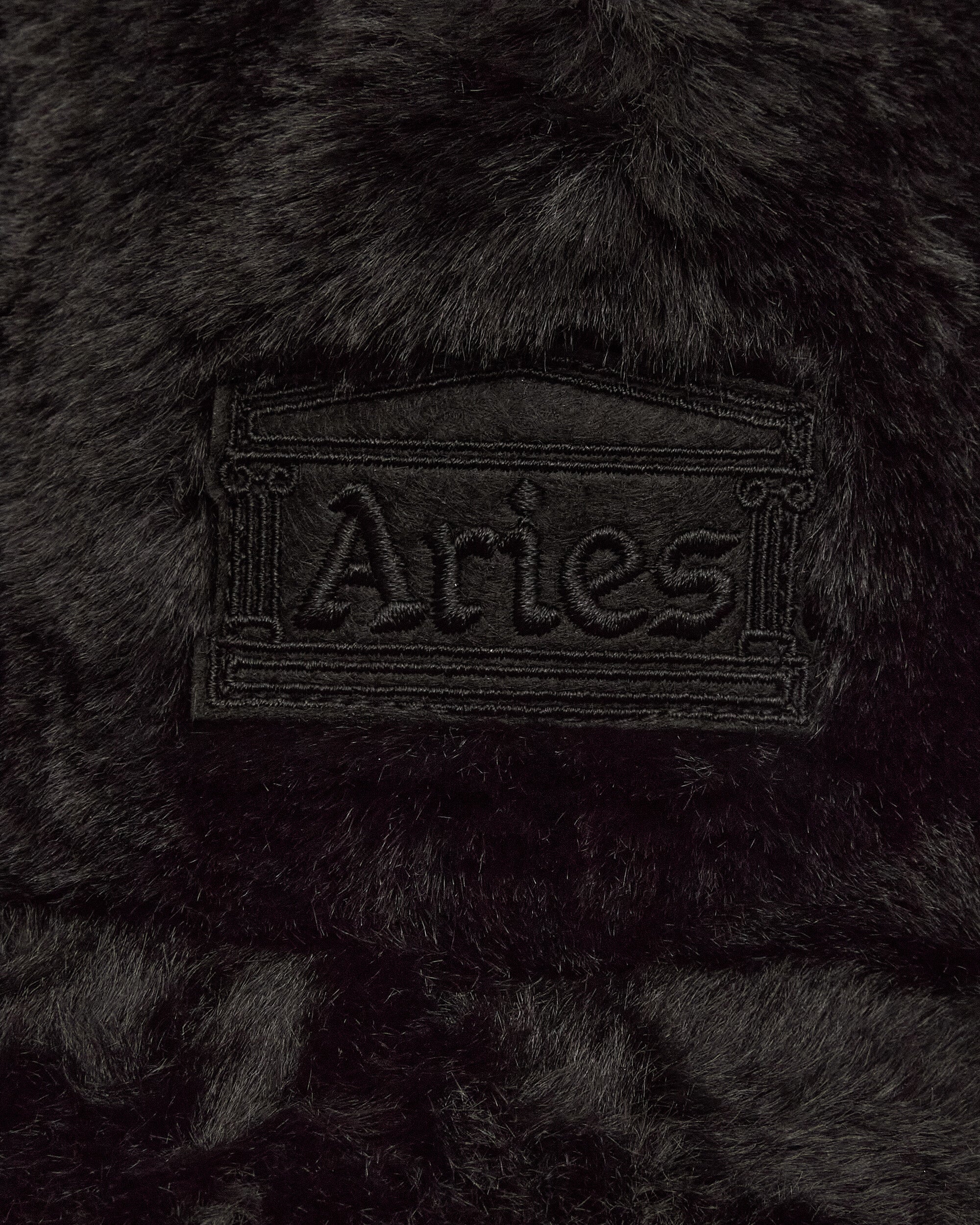 Aries Temple Fluffy Ear Cap Black Hats Caps AR9005404 Black