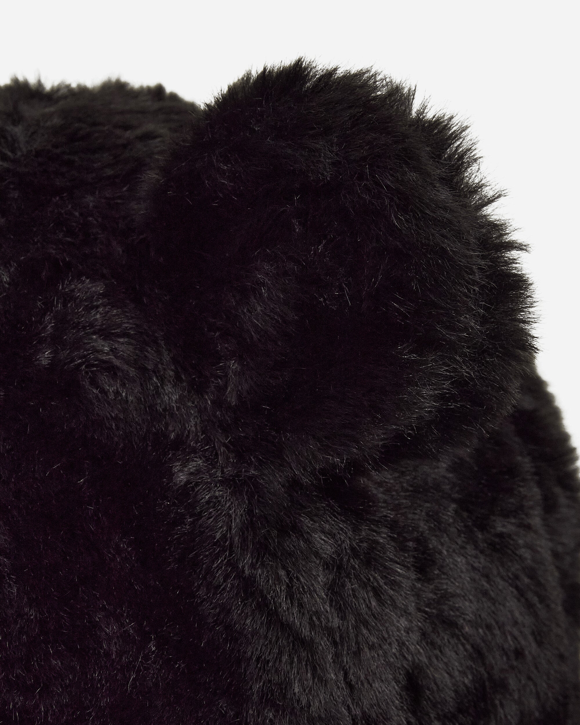 Aries Temple Fluffy Ear Cap Black Hats Caps AR9005404 Black