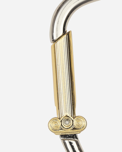 Aries Column Carabiner Silver/Gold Small Accessories Keychains AR9002405 SILVERGOLD