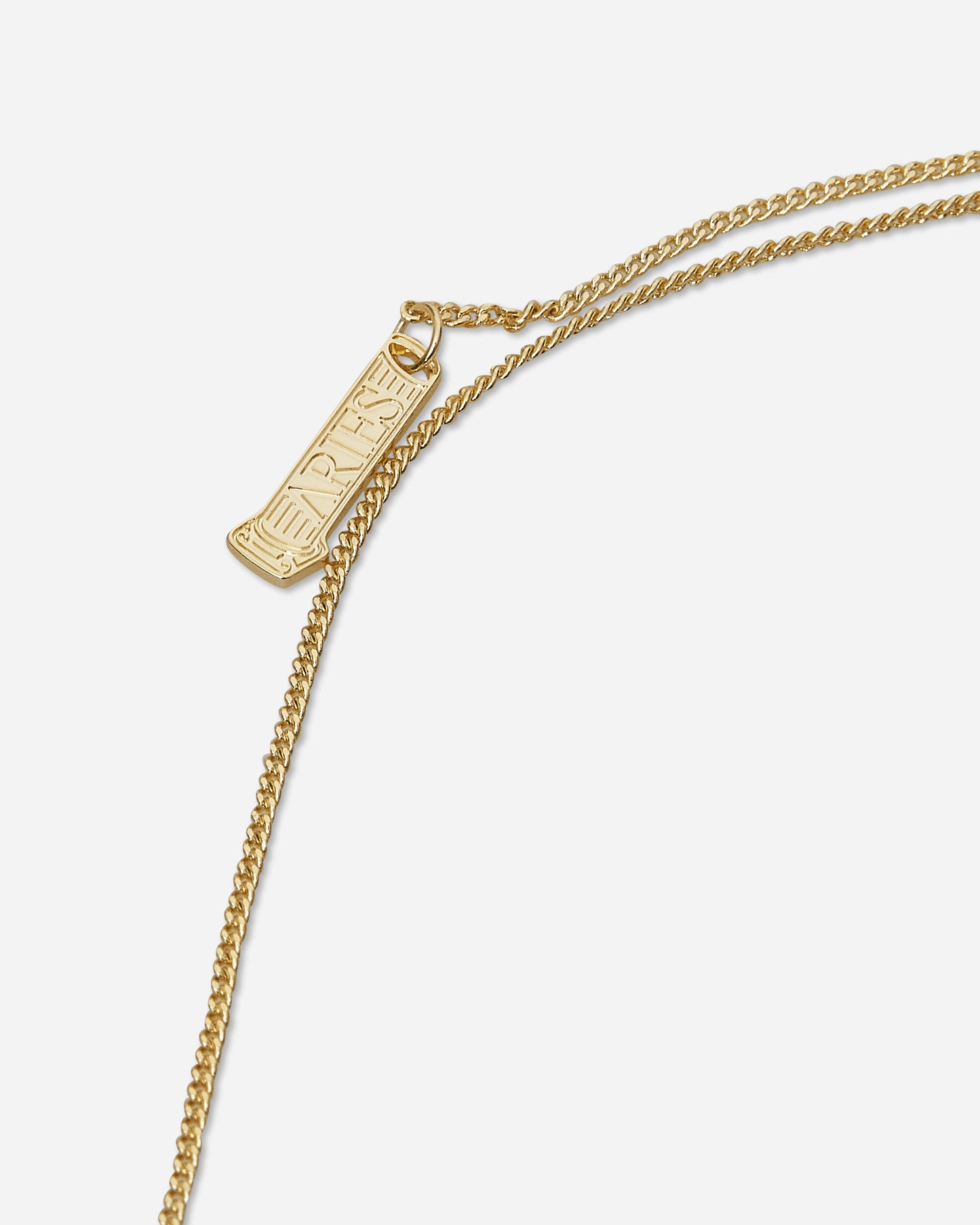 Aries Chain Necklace With Fly Paved Pendants Gold Jewellery Necklaces AR9020605 GOLD