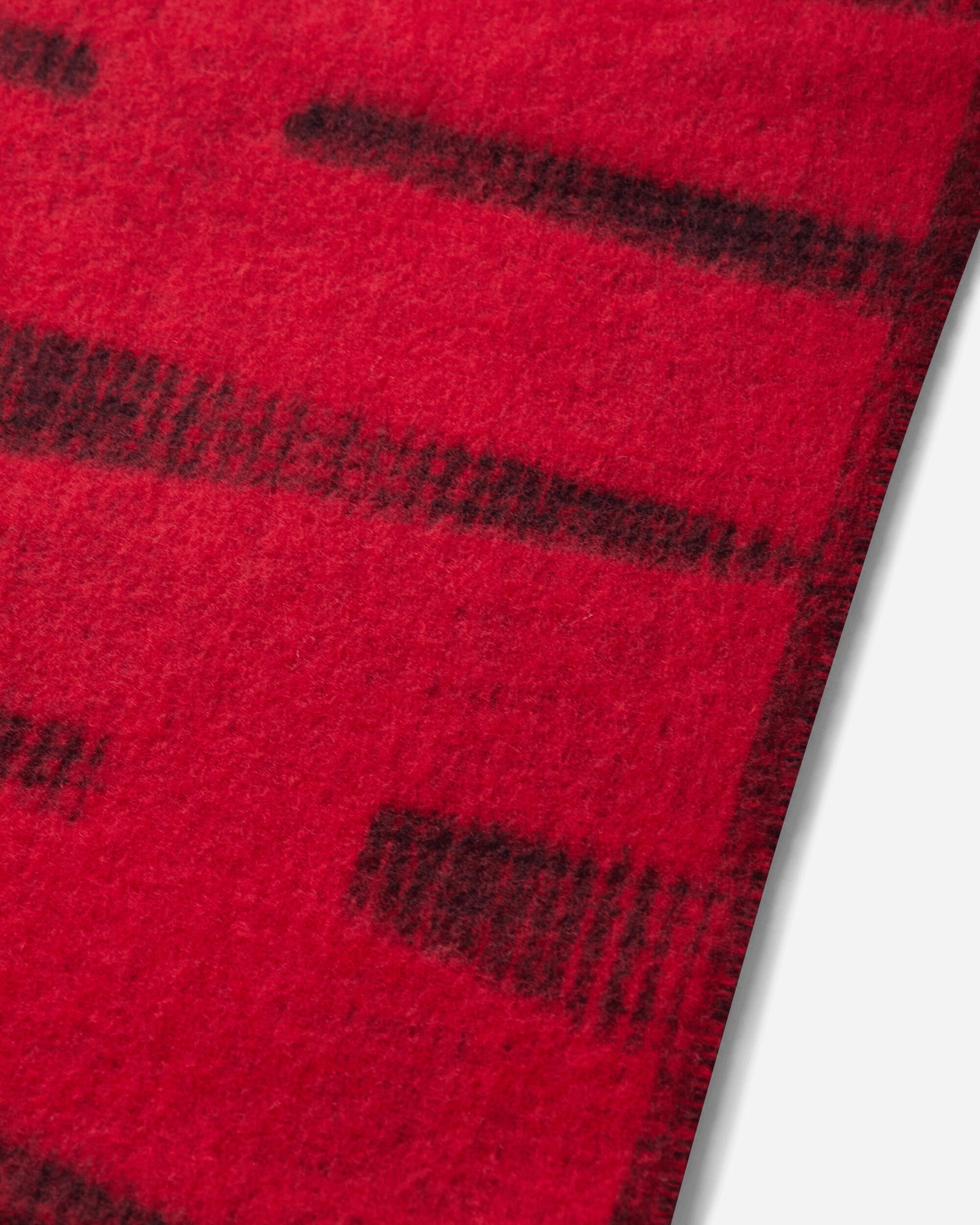 Aries Press Gothic Checked Wool Scarf Red Gloves and Scarves Scarves and Warmneck AR9011406 Red