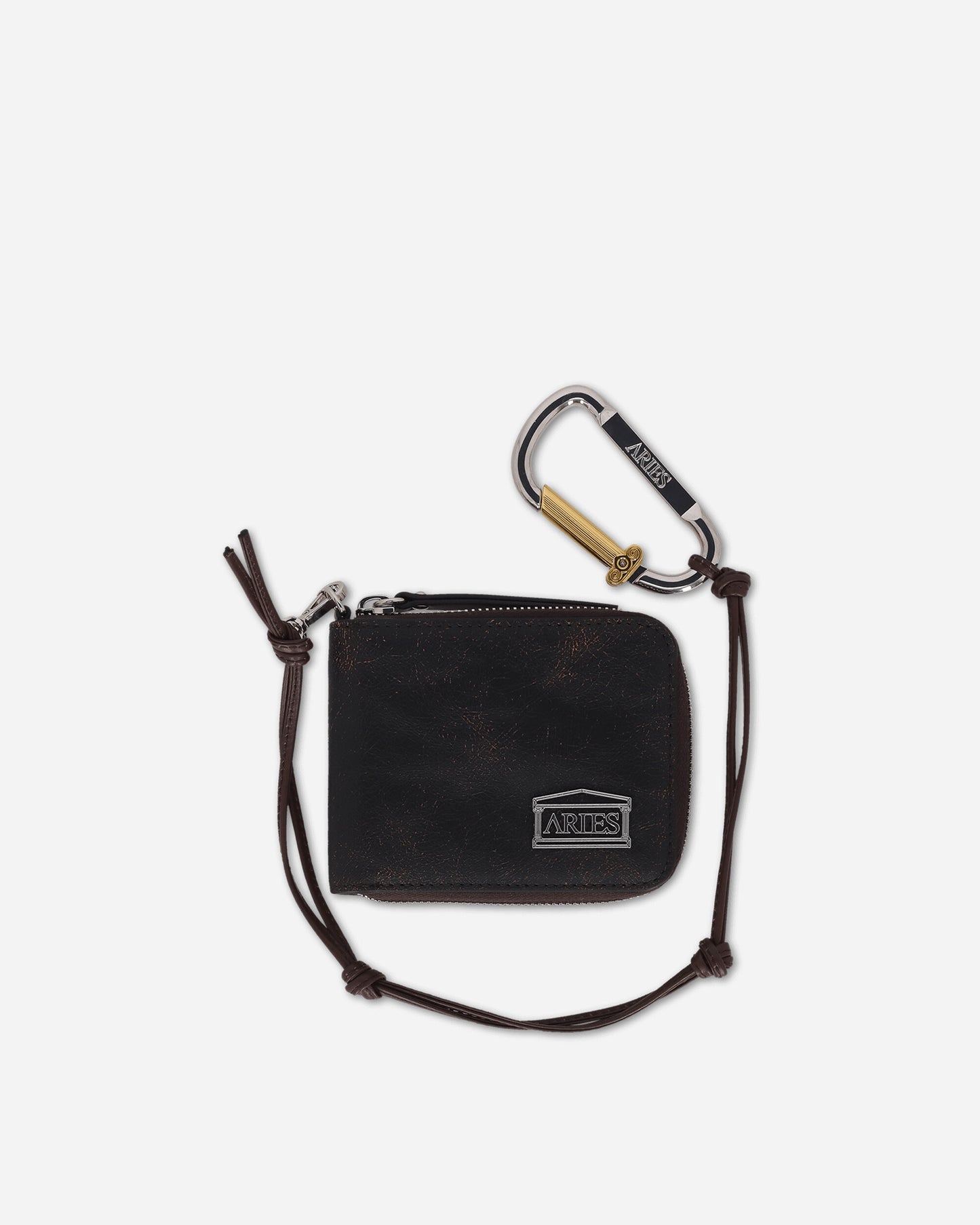 Aries Vintage Leather Bobby Wallet Brown Wallets and Cardholders Wallets AR1001604 Brown