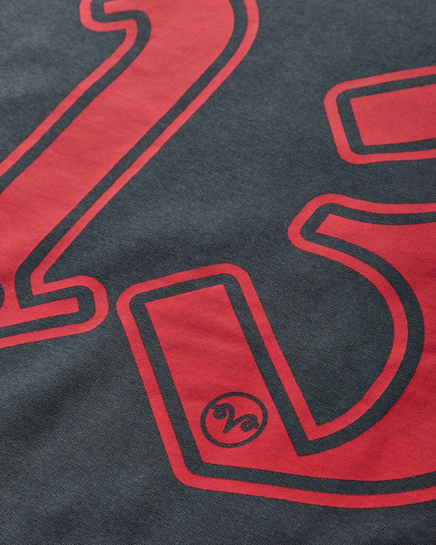 Aries Faded Supportive Finger Raglan Sweat Black Sweatshirts Crewneck AR2002104 Black