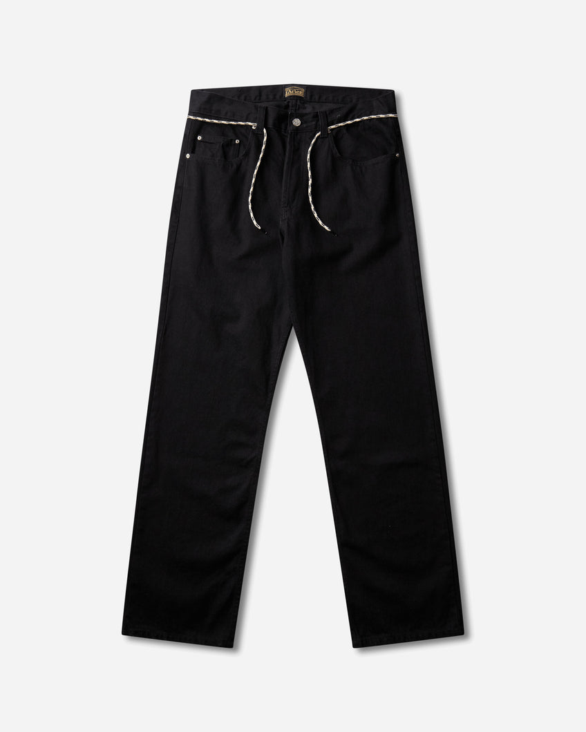 Aries Classic Batten Jean Black Pants Denim AR3131406 Black