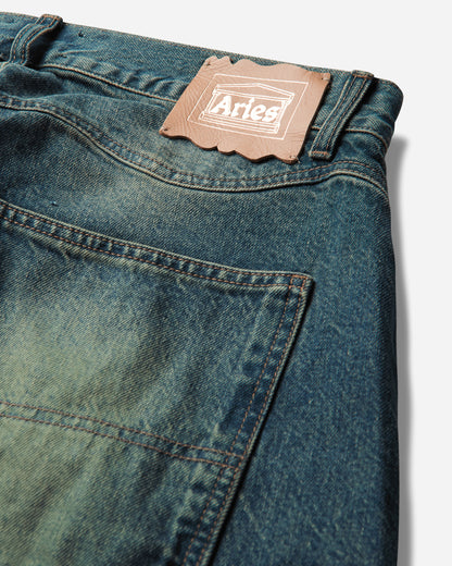 Aries Vintage Western Batten Jean Blue Pants Denim AR3030606 Blue