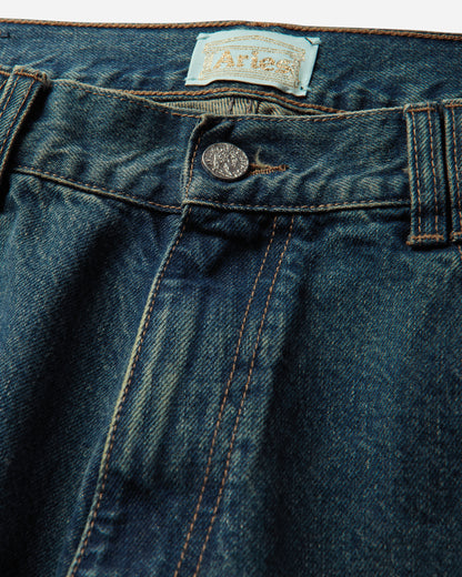 Aries Vintage Western Batten Jean Blue Pants Denim AR3030606 Blue