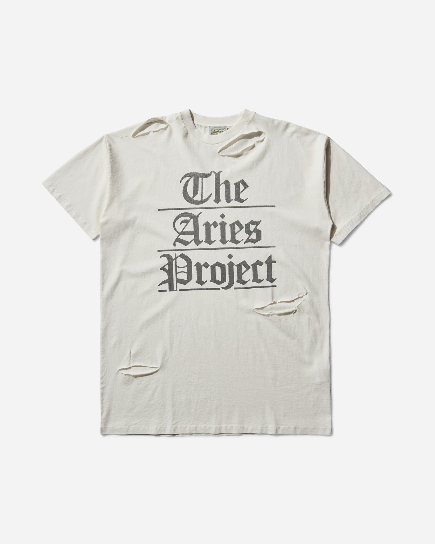 Aries Distressed The Aries Project Dress Off White Dresses Dress Mid AR5001504 Off White