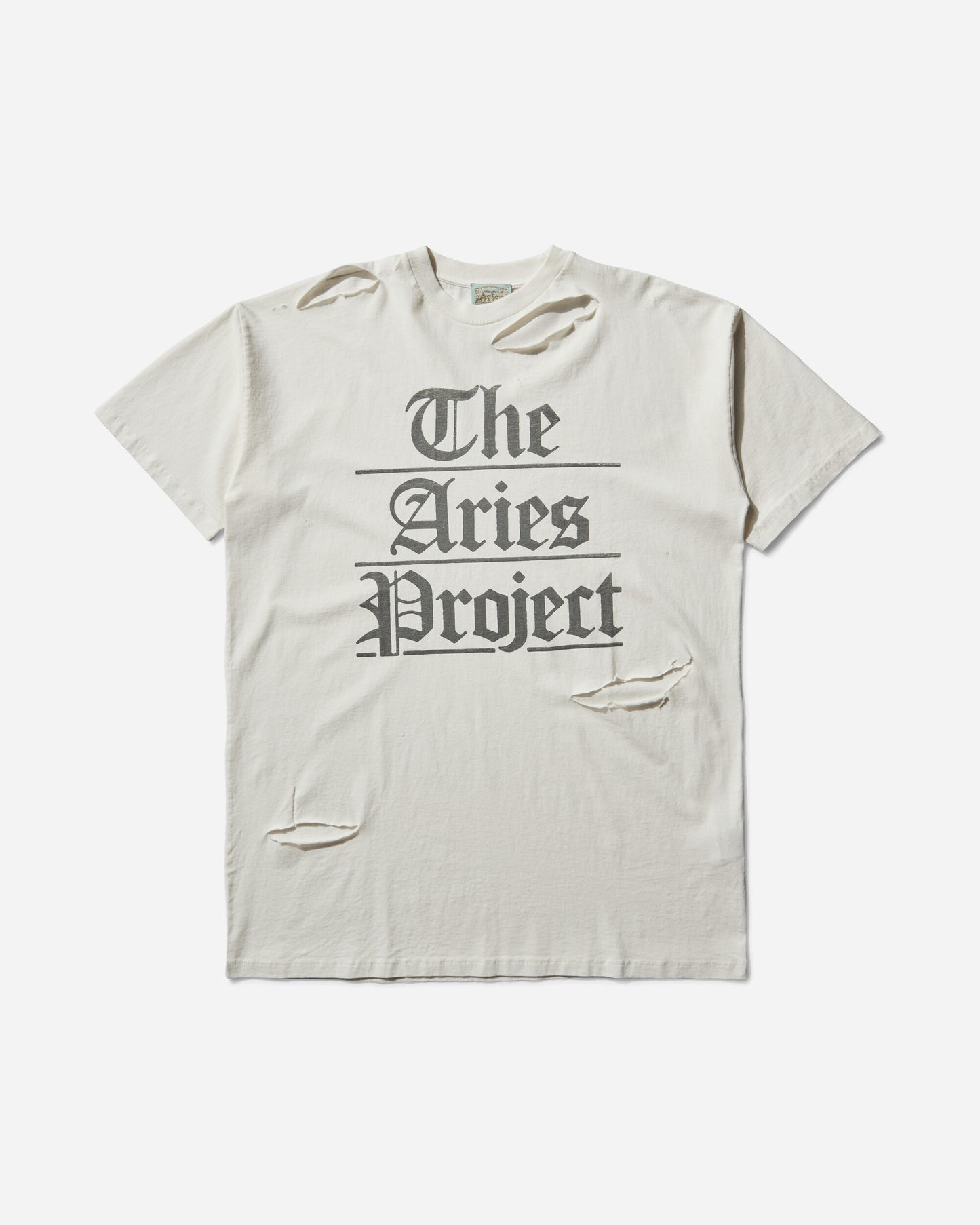 Aries Distressed The Aries Project Dress Off White Dresses Dress Mid AR5001504 Off White