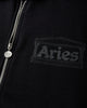 Aries Furry Zip Through Hoodie Black/Cheetah Sweatshirts Hoodies AR2003806 Black Cheetah