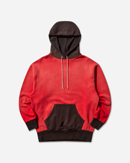 Aries Sunbleached Premium Temple Sports Hoodie Red Sweatshirts Hoodies AR2002604 Red
