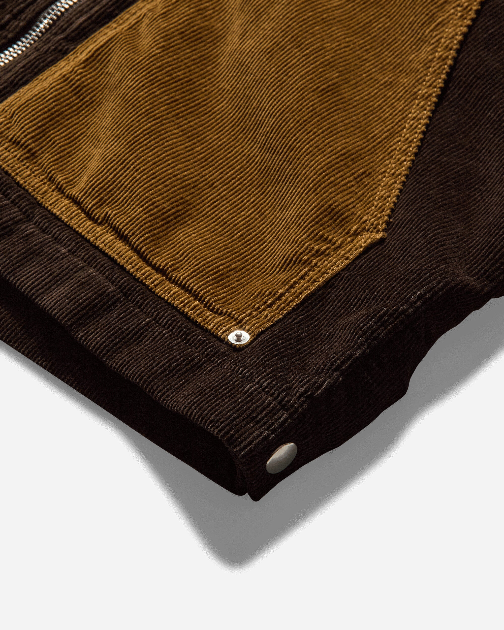 Aries Washed Cord Carpenter Jacket Brown Coats and Jackets Jackets AR7025004 Brown