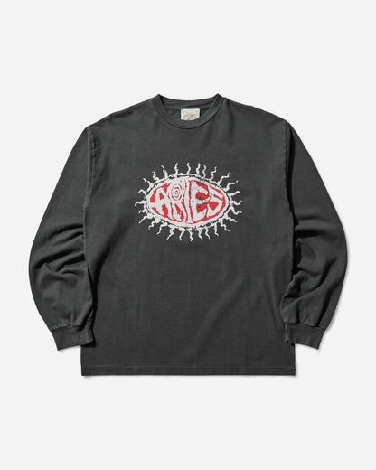 Aries Faded Grunge Ls Tee Black T-Shirts Longsleeve AR6002604 Black