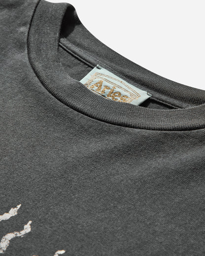 Aries Faded Grunge Ls Tee Black T-Shirts Longsleeve AR6002604 Black