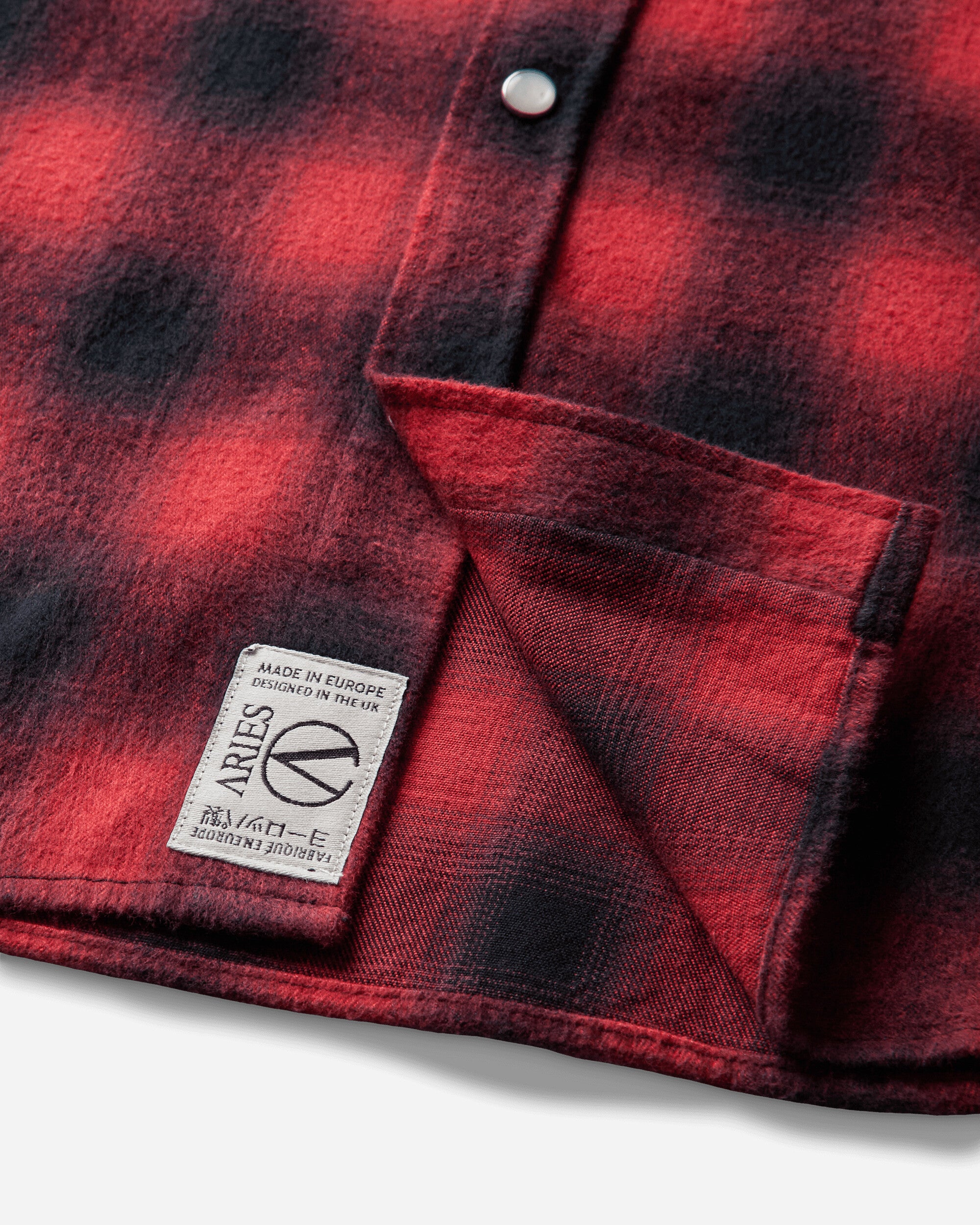Aries Plaid Western Ls Shirt Red Shirts Longsleeve Shirt AR4016606 Red