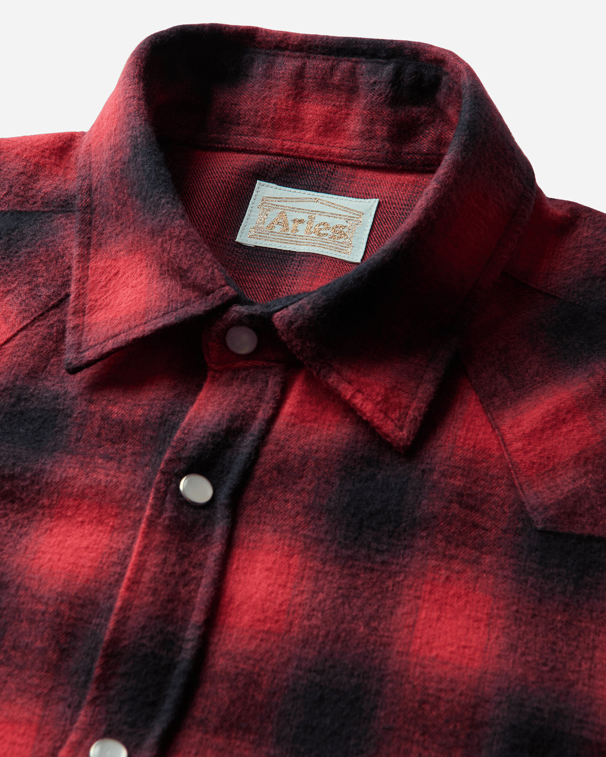 Aries Plaid Western Ls Shirt Red Shirts Longsleeve Shirt AR4016606 Red