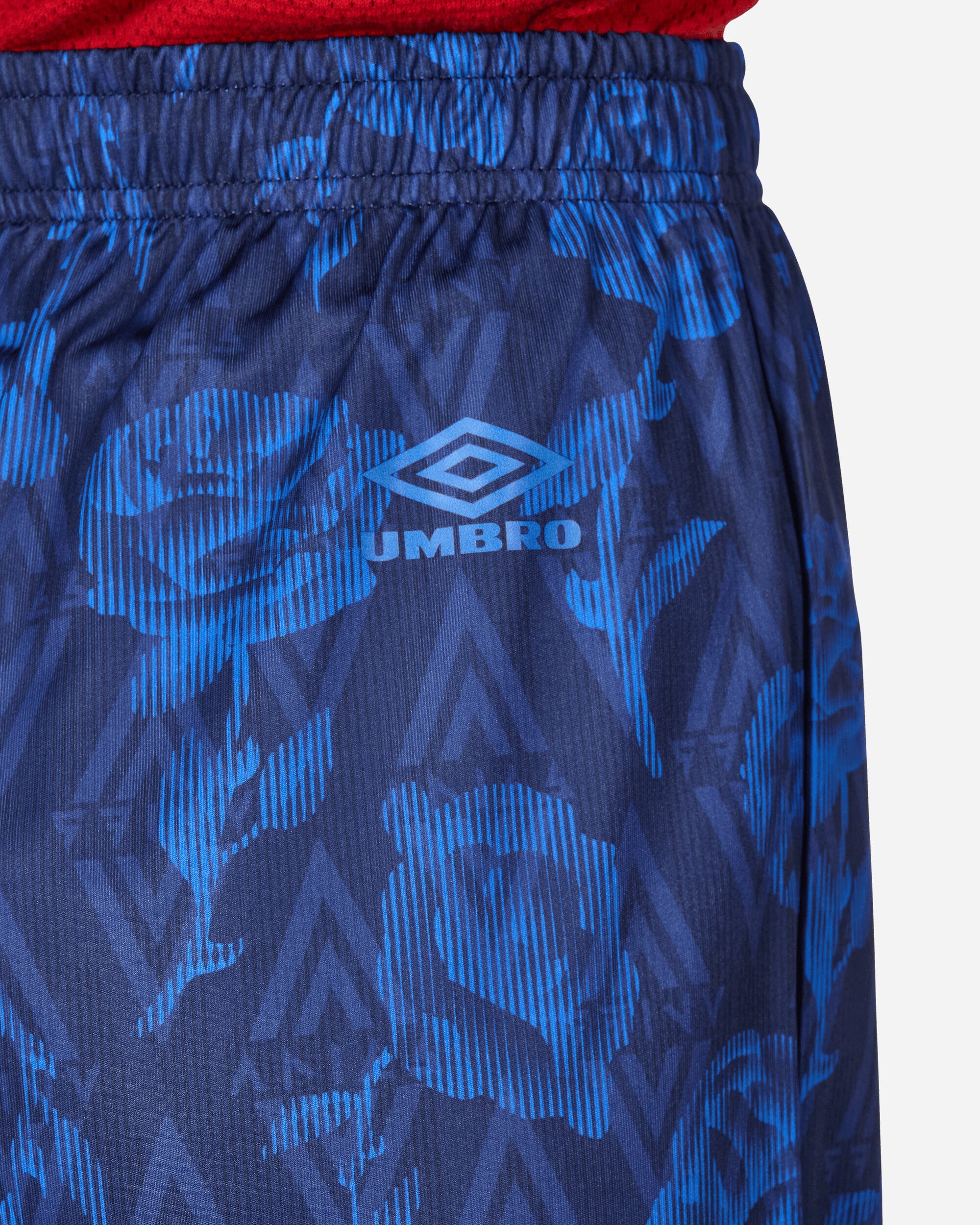 Aries Roses Football Shorts Blue Shorts Short UM3000003 BLU