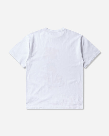 Aries Smoking Tiger Ss Tee White T-Shirts Shortsleeve AR6000606 White