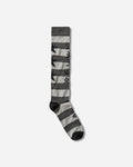 Aries Stripey Knee High Socks Black Underwear Socks AR0005105 BLACK