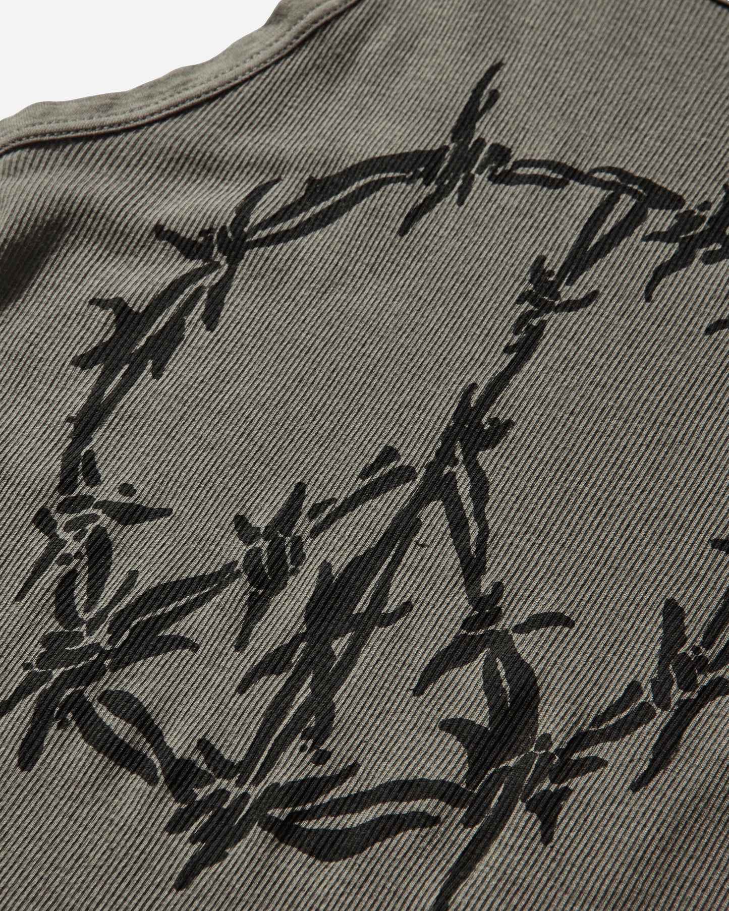 Aries Barbed Peace Lightweight Vest Olive T-Shirts Top AR4090105 OLIVE