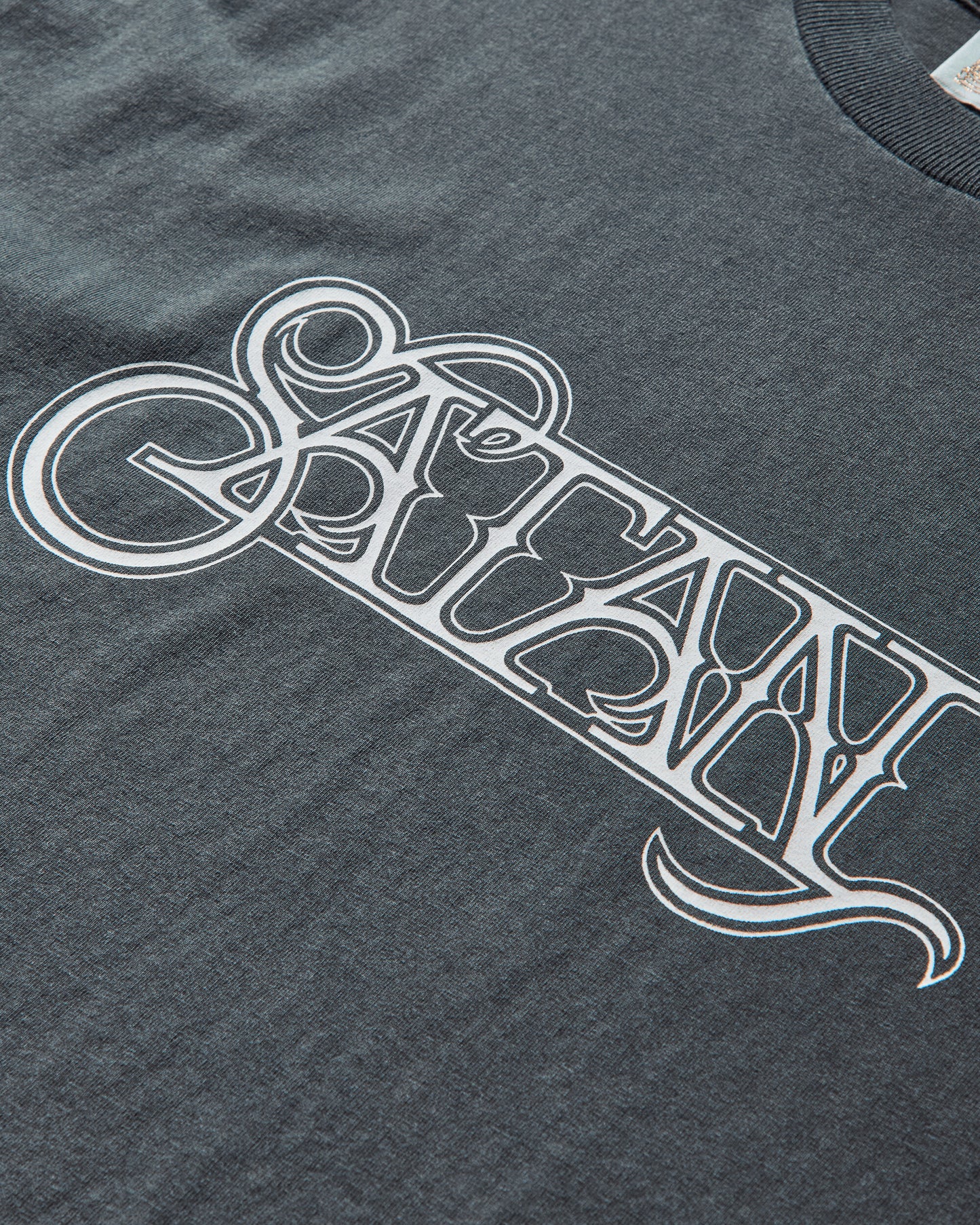 Aries Faded Satan Ss Tee Black T-Shirts Top AR6001704 Black