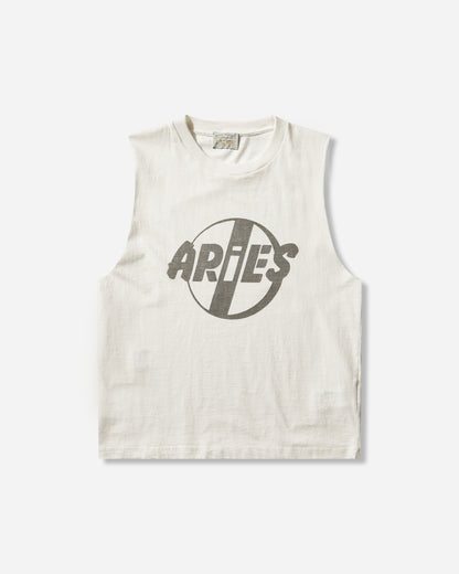 Aries Punk Muscle Vest White T-Shirts Top AR4002905 WHITE