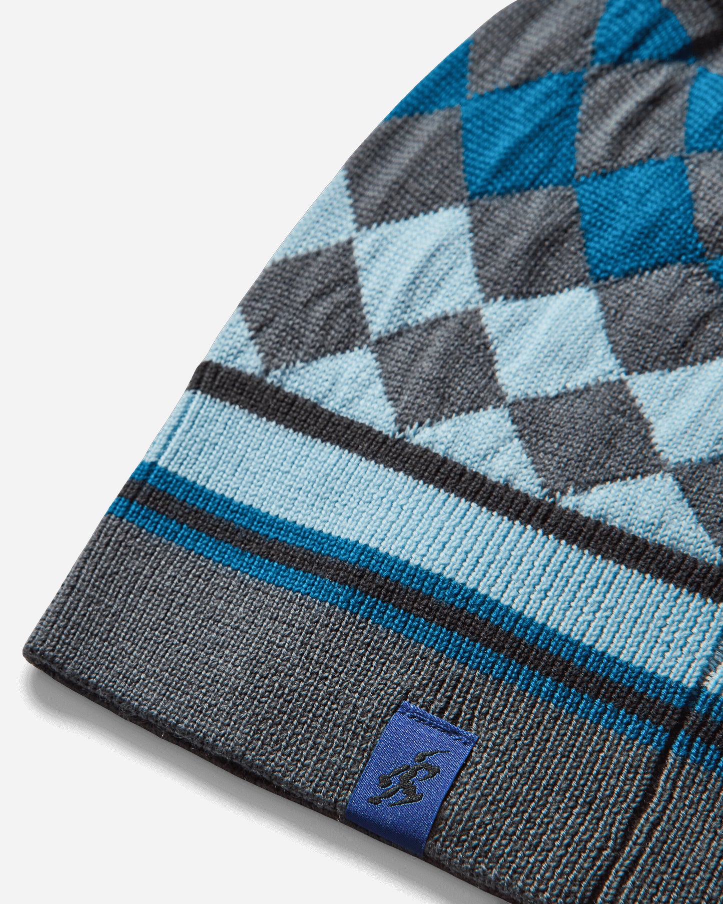 Asics Aquifolia Knit Hat Anchor Grey/Sky Hats Caps 3203A091-023