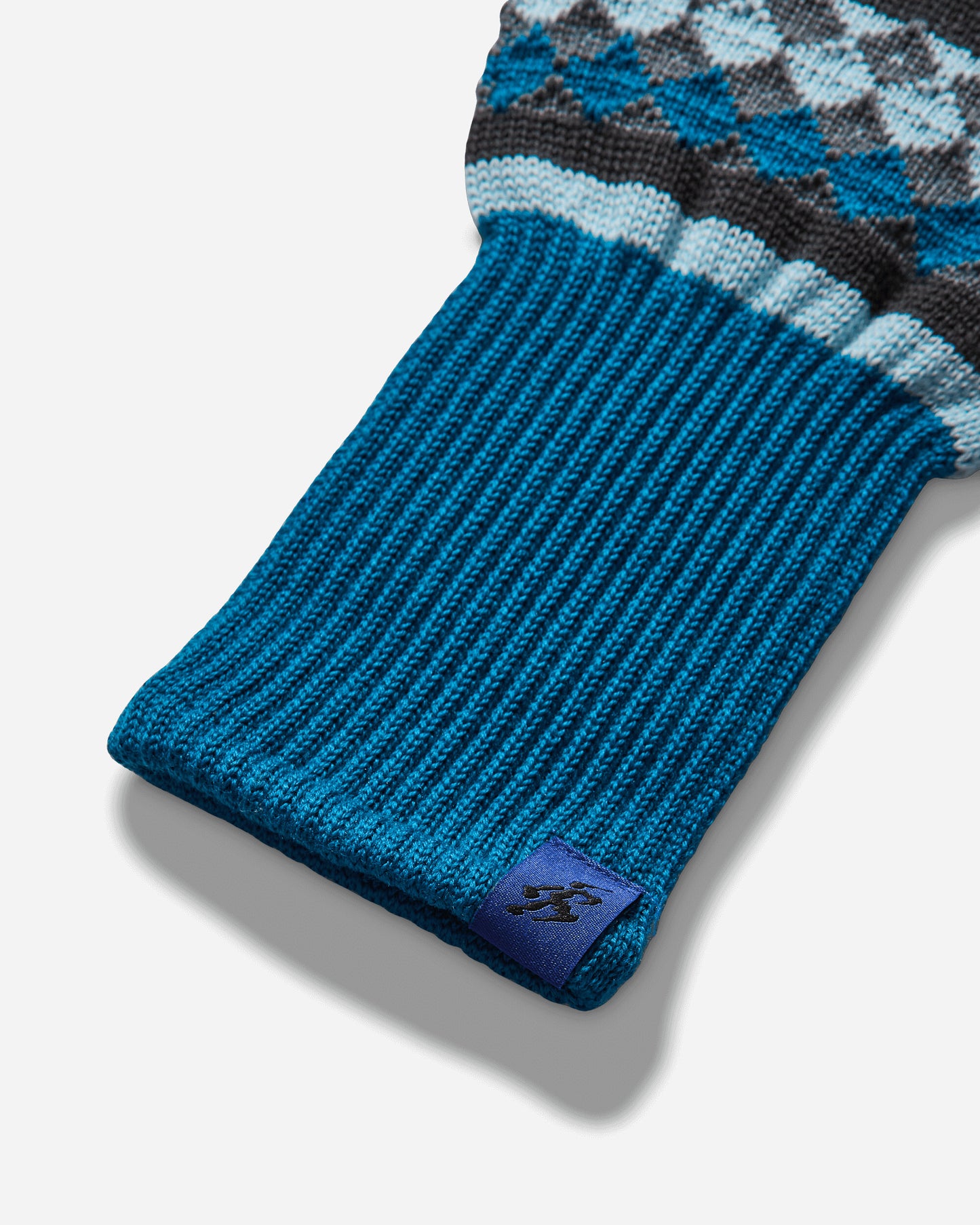 Asics Aquifolia Knit Glove Anchor Grey/Sky Gloves and Scarves Gloves 3203A090-023