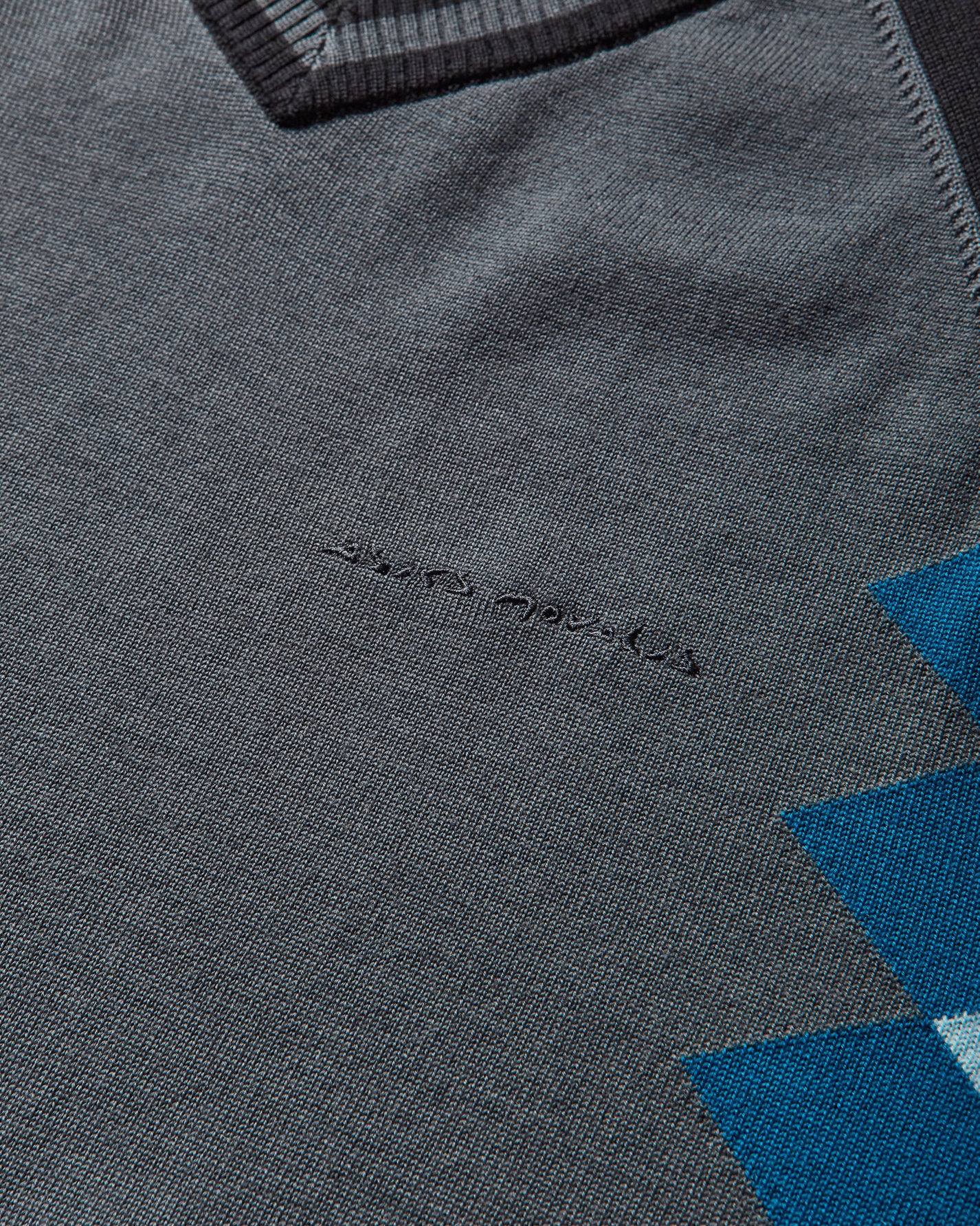 Asics Laricoid Knit Jumper Anchor Grey/Sky Coats and Jackets Jackets 2203A323-023