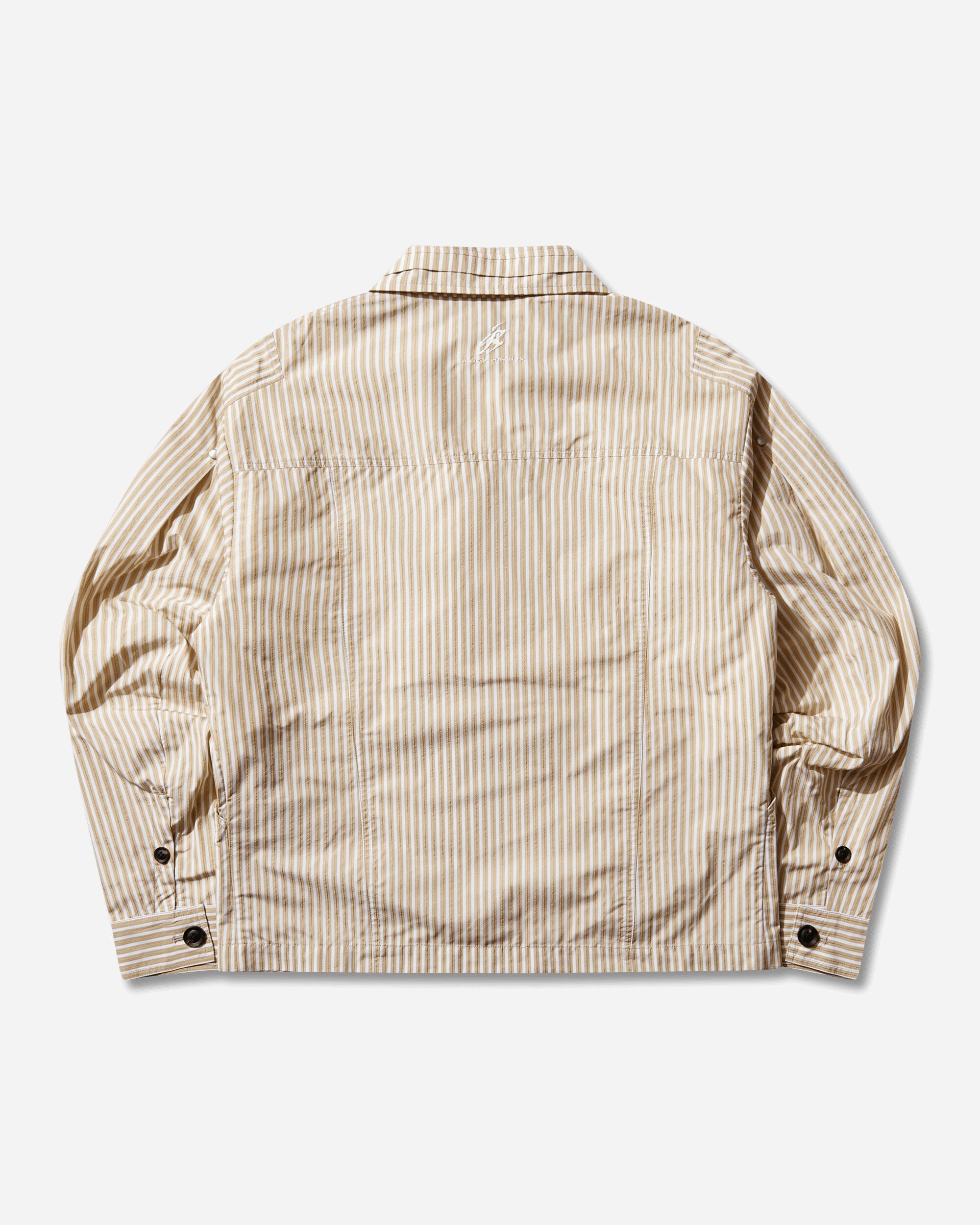 Asics Mirbelioids Jacket Brown Stripe Coats and Jackets Jackets 2203A355-200