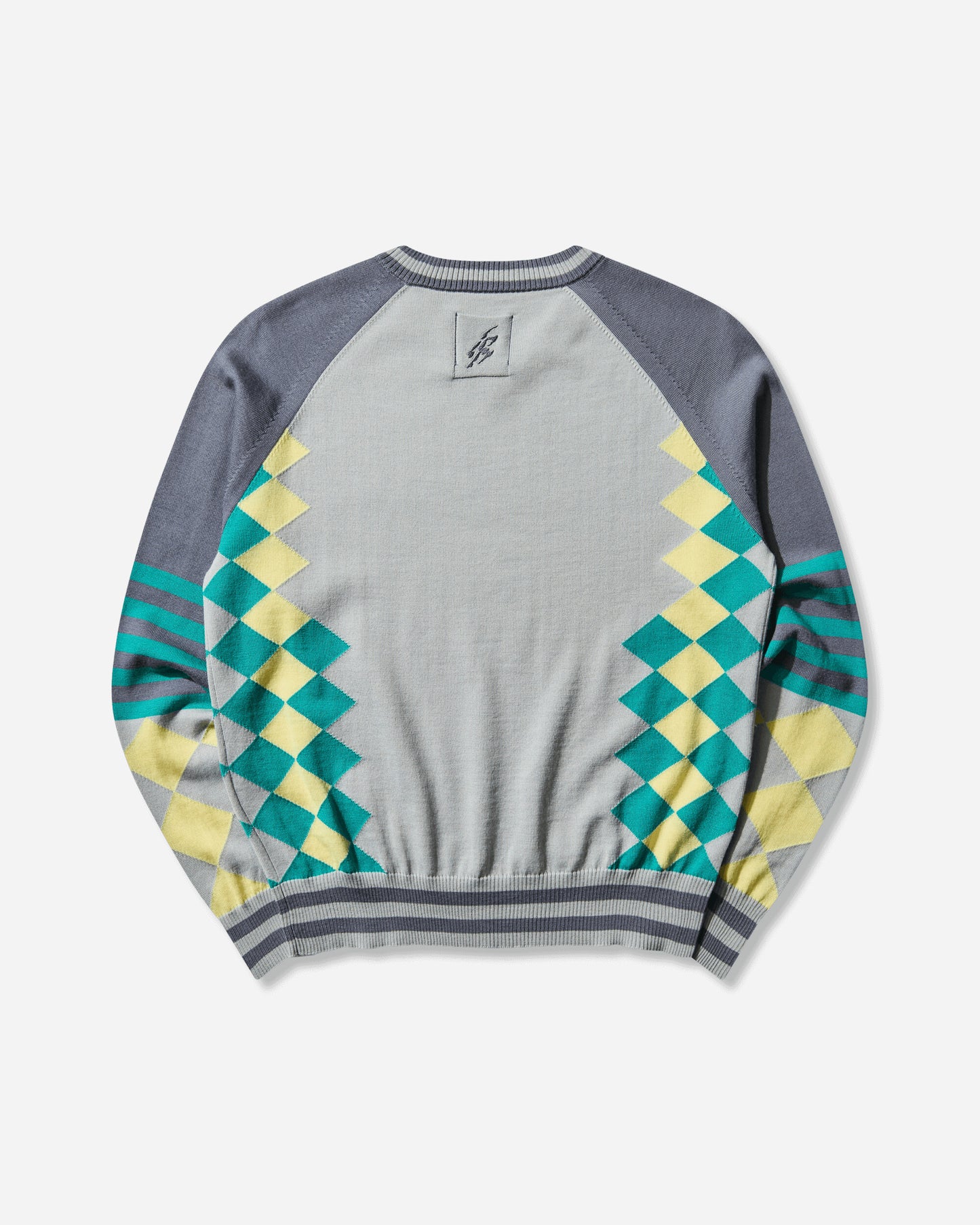 Asics Laricoid Knit Jumper Blue Haze/Lemon Knitwears Sweaters 2203A323-022