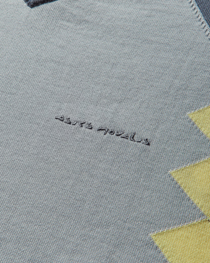 Asics Laricoid Knit Jumper Blue Haze/Lemon Knitwears Sweaters 2203A323-022