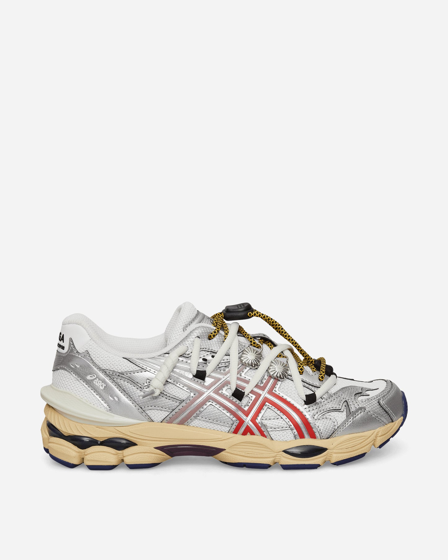 Asics Gel-Cumulus 16 Tg White/Red Pure Silver Sneakers Low 1203B115-100