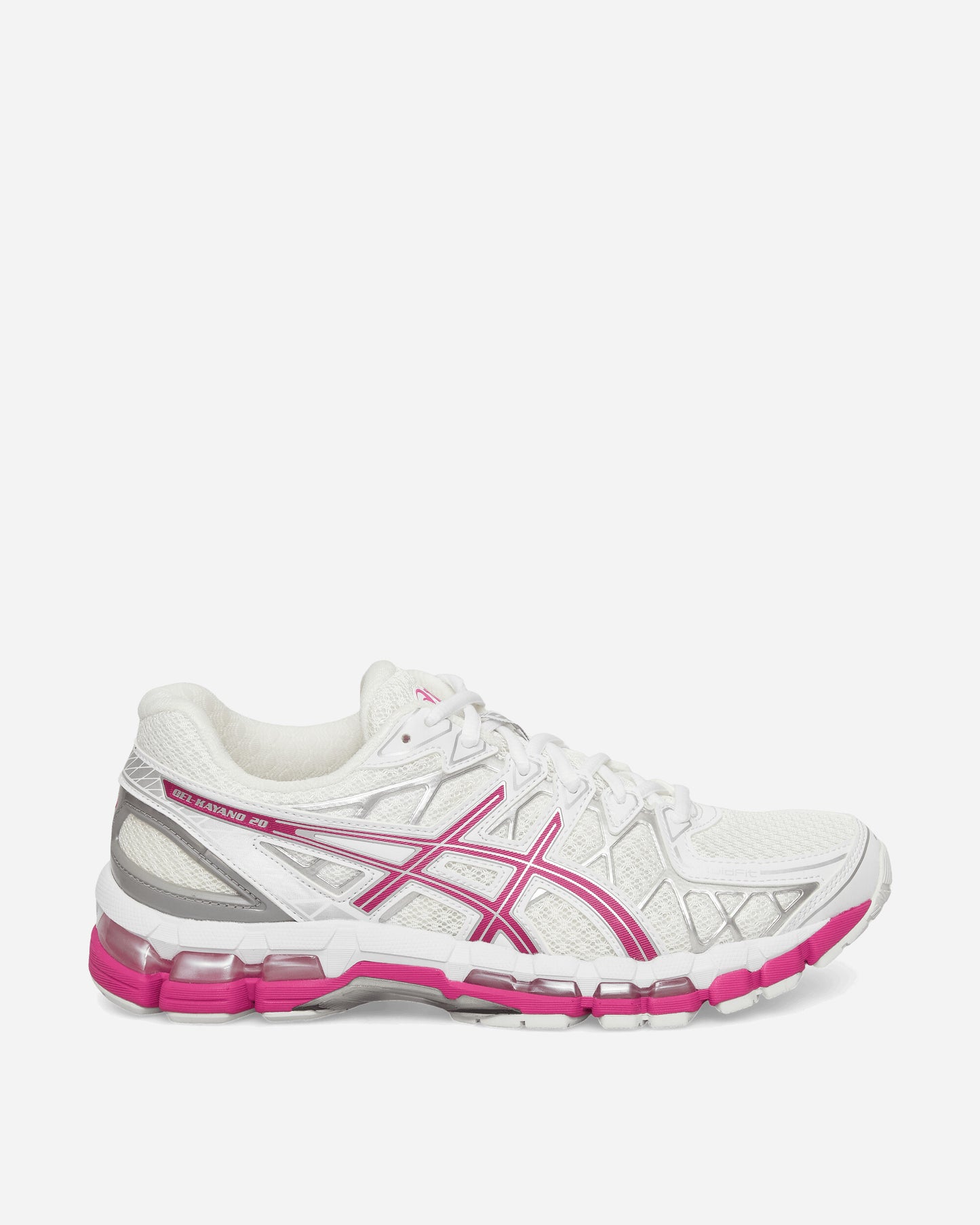 Asics Gel-Kayano 20 White/Raspberry Sneakers Low 1203A388-108