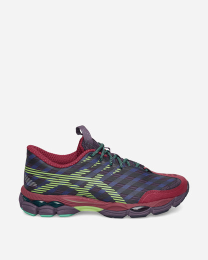 Asics Us8-S Gel-Sj33 Deep Plum/Fresh Grass Sneakers Low 1203B116-500