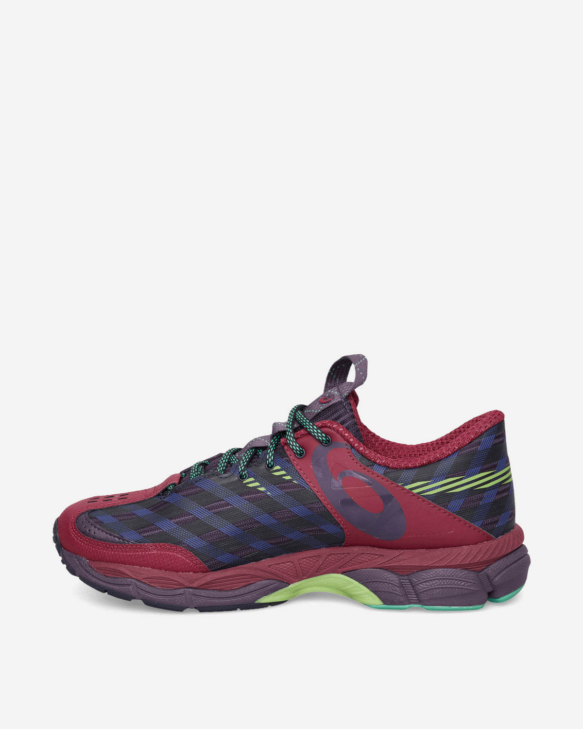 Asics Us8-S Gel-Sj33 Deep Plum/Fresh Grass Sneakers Low 1203B116-500