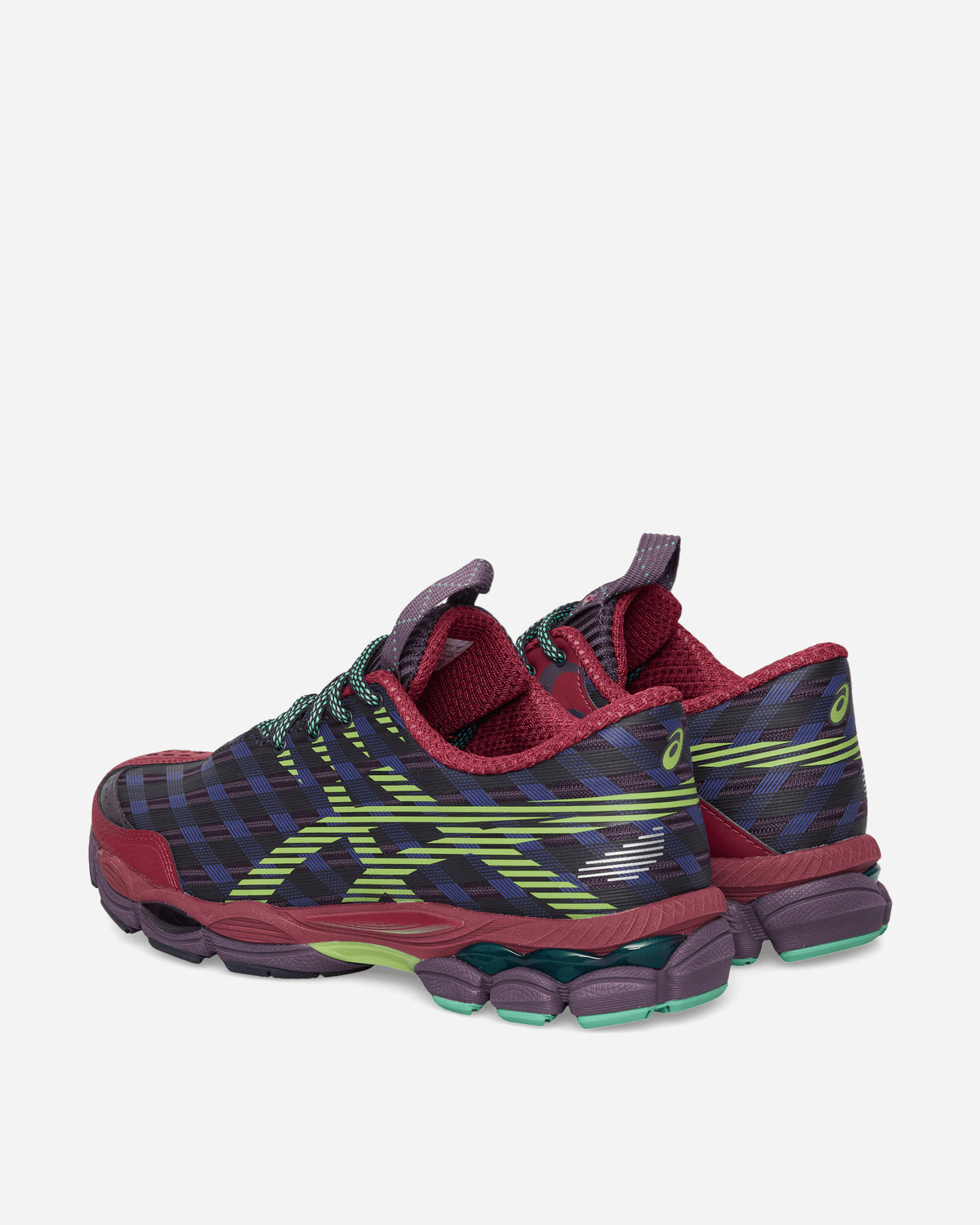 Asics Us8-S Gel-Sj33 Deep Plum/Fresh Grass Sneakers Low 1203B116-500