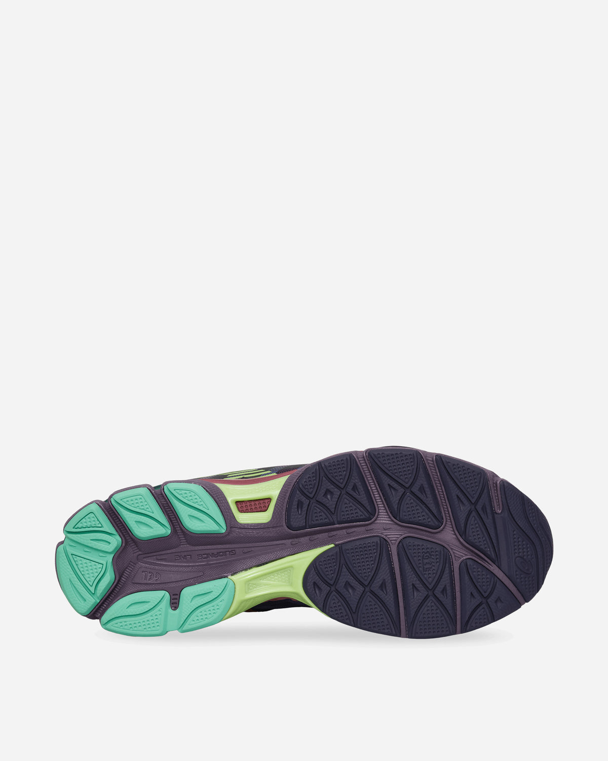 Asics Us8-S Gel-Sj33 Deep Plum/Fresh Grass Sneakers Low 1203B116-500