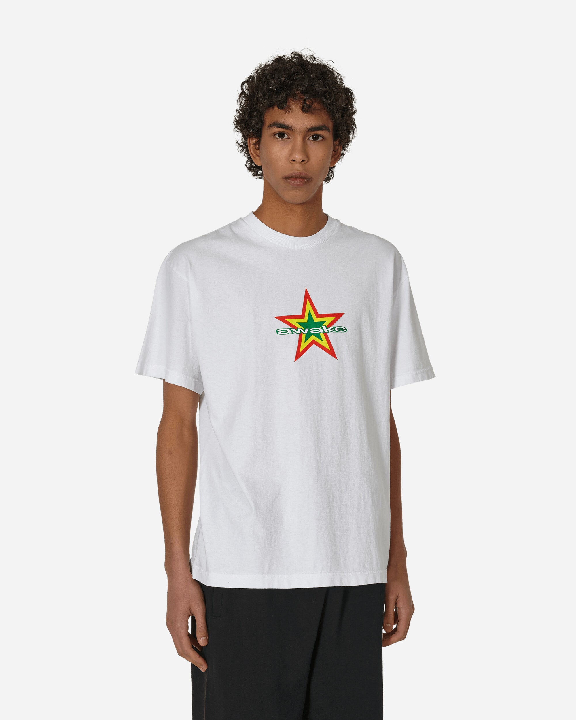 Awake NY Star Logo T-Shirt Whtie - Slam Jam® Official Store