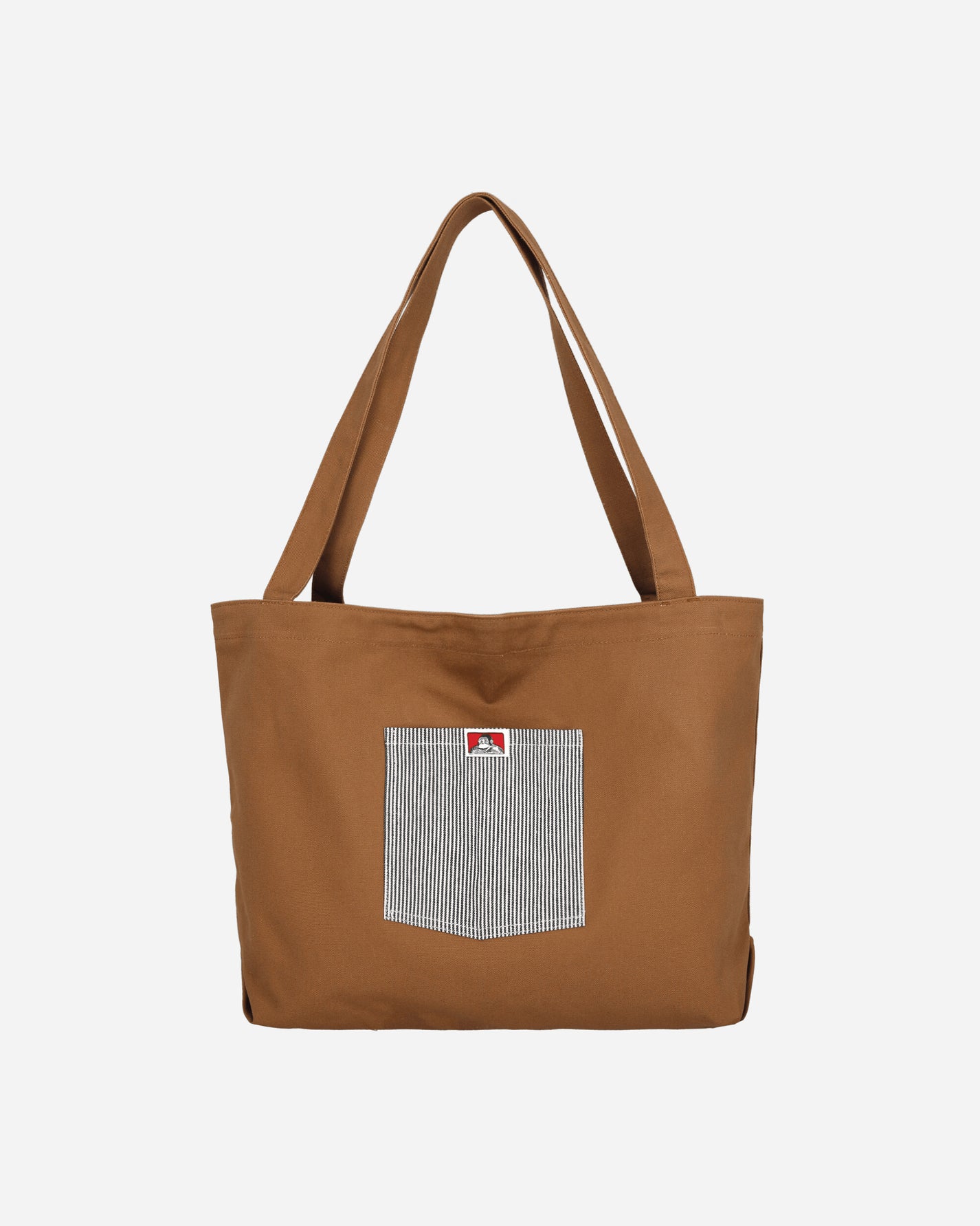 Ben Davis Brown Canvas Tote Brown Bags and Backpacks Tote Bags BEN727 001