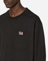 Ben Davis Classic Label Ls Pkt T-Heavyduty Black T-Shirts Longsleeve BEN934 001