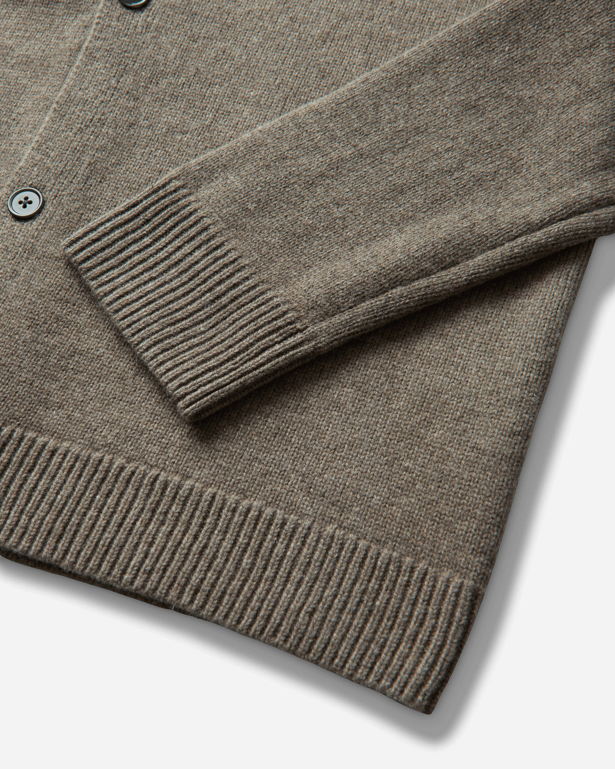Berner Kühl Cardigan Boiled Wool  Stone Knitwears Cardigans 4-27K16 064