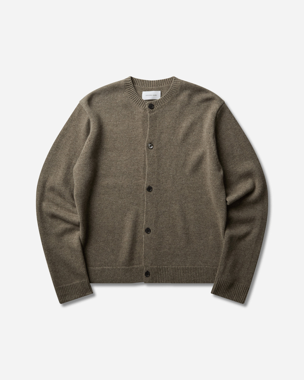 Berner Kühl Cardigan Boiled Wool  Stone Knitwears Cardigans 4-27K16 064