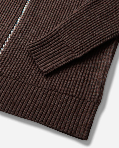 Berner Kühl Shrunk Full Zip Drained Bistre Knitwears Cardigans 4-25K22 069 