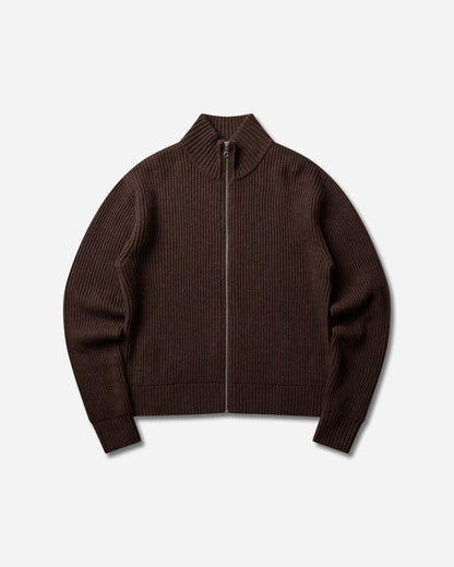 Berner Kühl Shrunk Full Zip Drained Bistre Knitwears Cardigans 4-25K22 069 