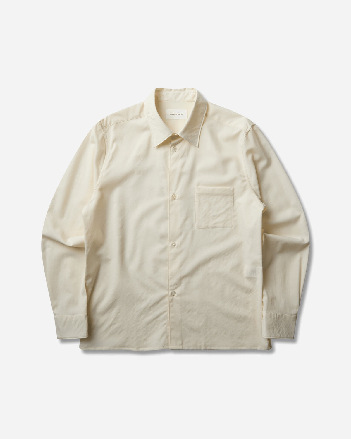 Berner Kühl Dinner Shirt Super 100 Chalk Shirts Longsleeve Shirt 3-96S27 021 