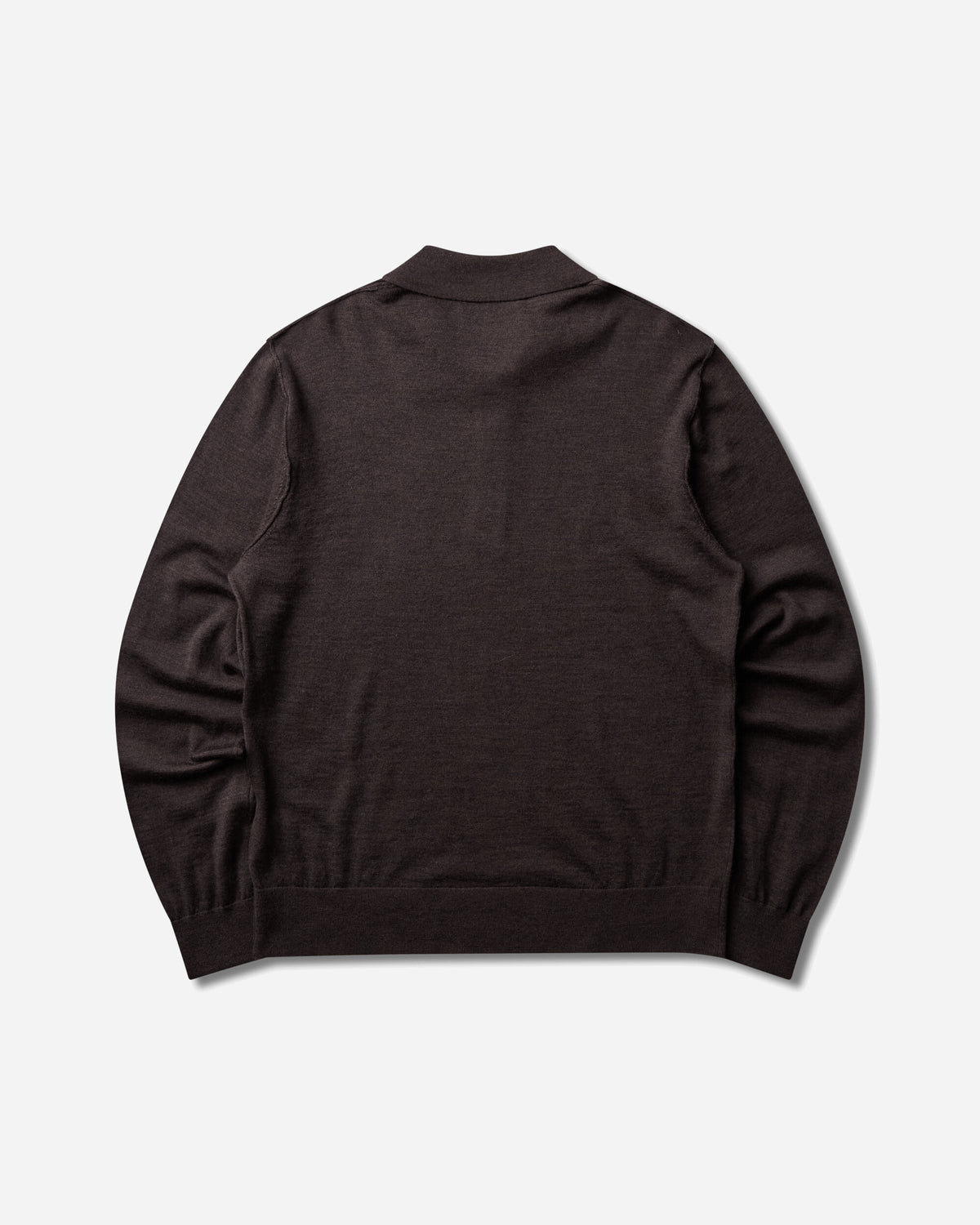Berner Kühl Polo 16Gg Wool Chocolate Knitwears Sweaters 4-30K19 066 
