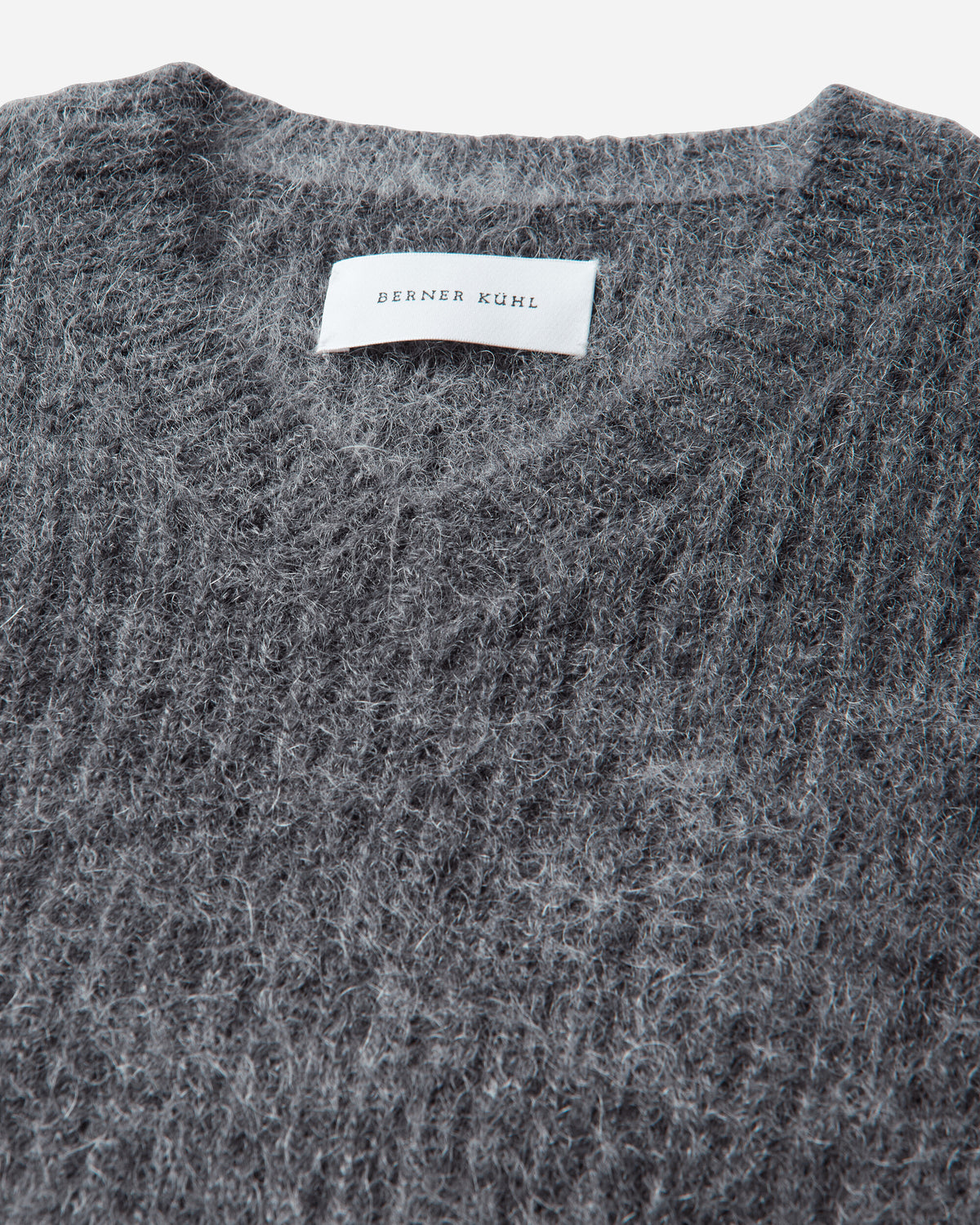 Berner Kühl V Neck Kid Mohair  Midnight Knitwears Sweaters 4-32K24 053